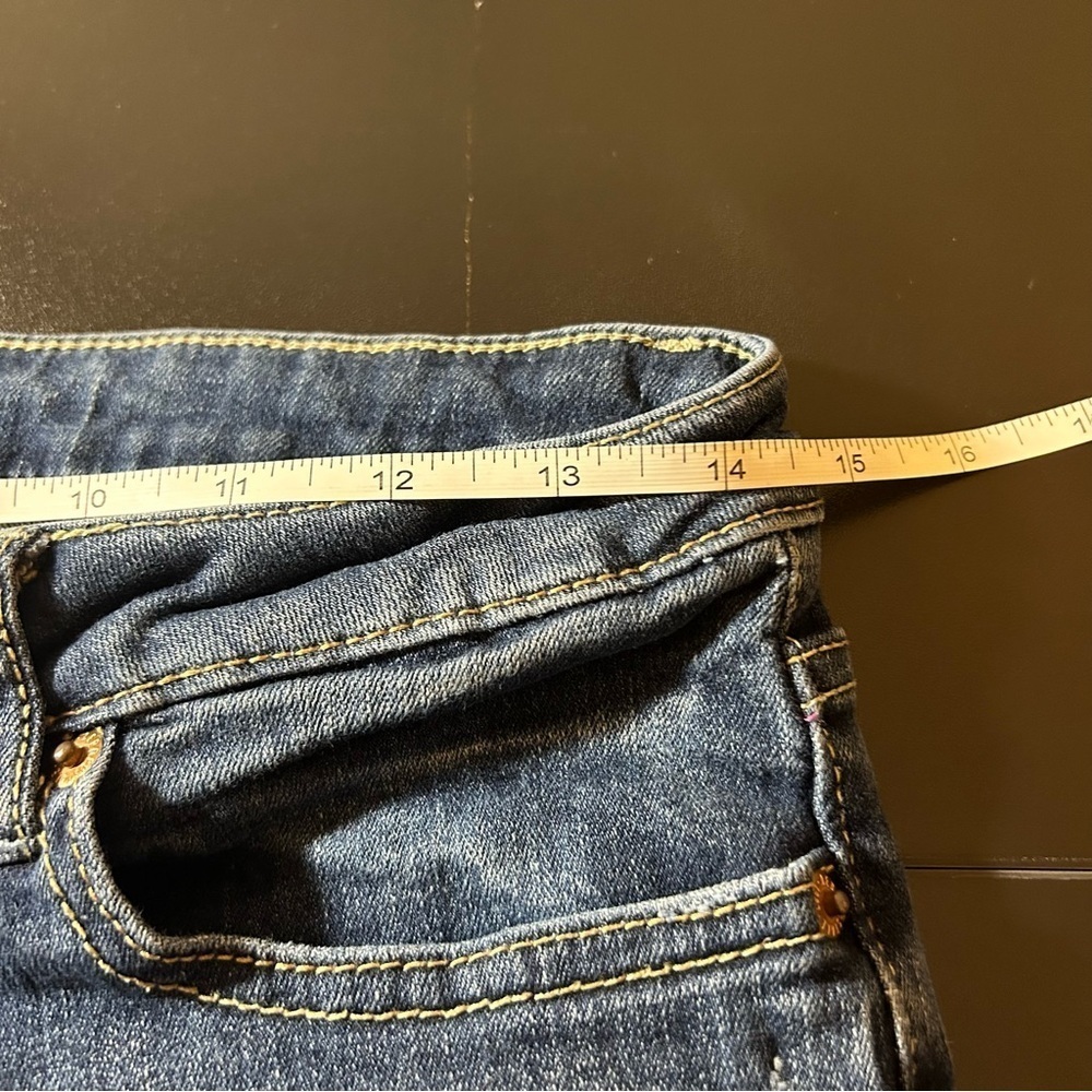 Aeropostale Women’s Lola Jegging Denim Jeans Blue Distressed Size 6 - Picture 8 of 8